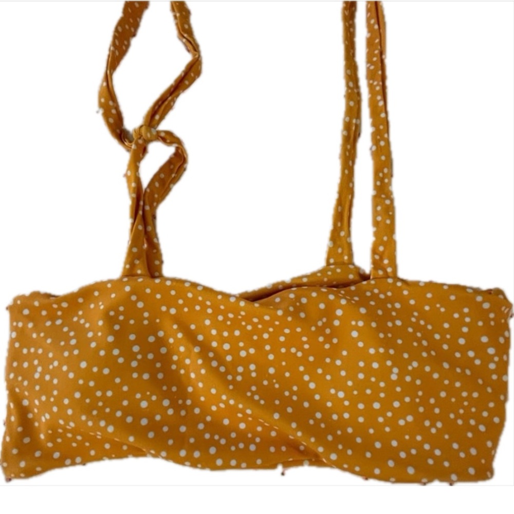 Bikini: …Yellow Polka Dot Bikini (Top and Bottom) SHEIN